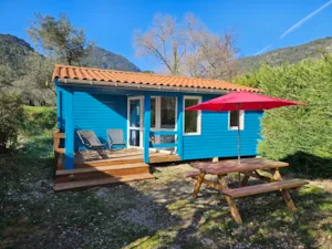 Locatif - Premium Chalet - 35m² - 2 bedrooms + Air conditioning - - CAMPING LES CLOS