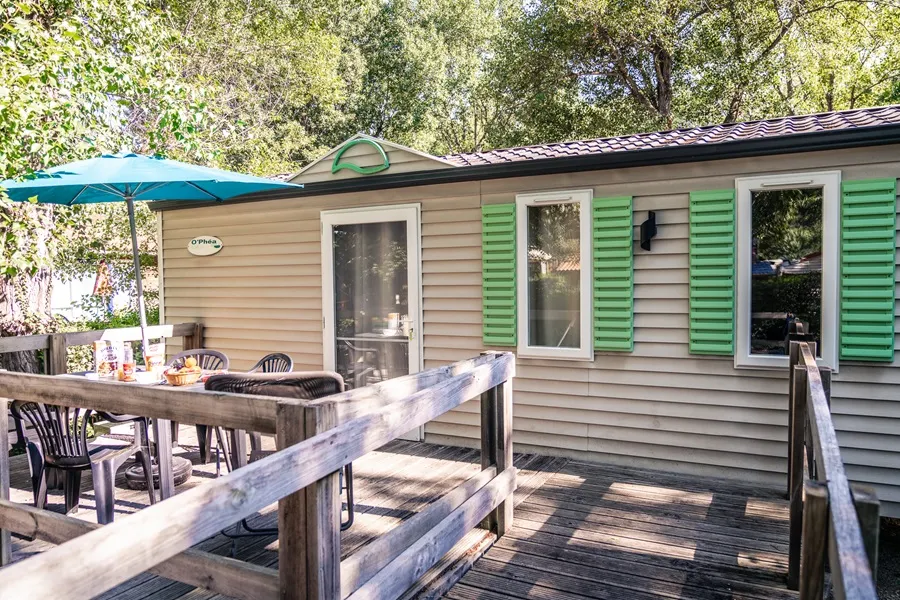 Location - Mobil Home Life Accessible Pmr + Clim  2 Chambres 31 M² - CAMPING LES CLOS