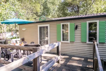 Mietunterkunft - Mobilheim Life 31 M² 2 Schlafzimmer Behindertengerecht + Klimaanlage - - CAMPING LES CLOS