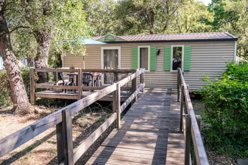 Location - Mobil Home Premium Pmr Life - 31M²- 2 Chambres + Clim - image n°3 - CAMPING LES CLOS