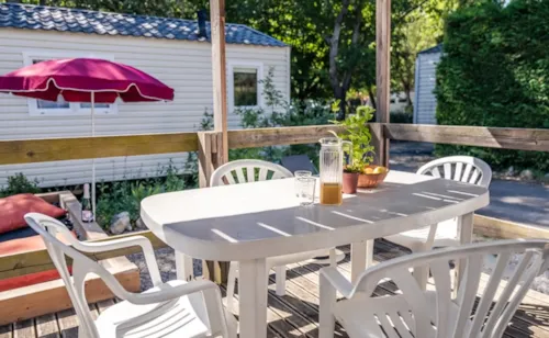 Location - Mobil Home Confort Venus - 24 M² - 2 Chambres - image n°3 - CAMPING LES CLOS