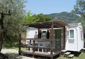 Mietunterkunft - Mobilheim Confort Venus – 24 M² – 2 Schlafzimmer - CAMPING LES CLOS