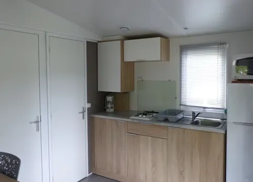 Mietunterkunft - Mobilheim Grand Confort Olea – 21 M² – 1 Schlafzimmer - image n°2 - CAMPING LES CLOS