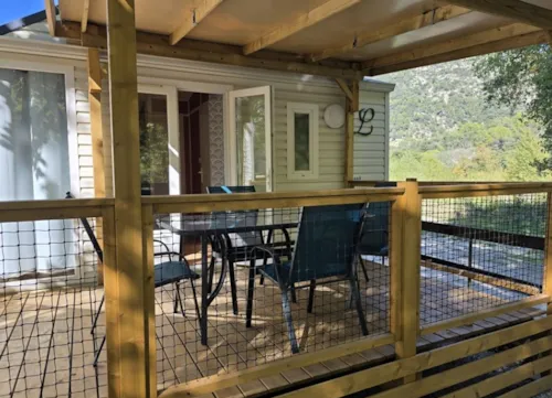 Location - Mobilhome Premium Rivera - 30M² - 2 Chambres + Clim - image n°1 - CAMPING LES CLOS