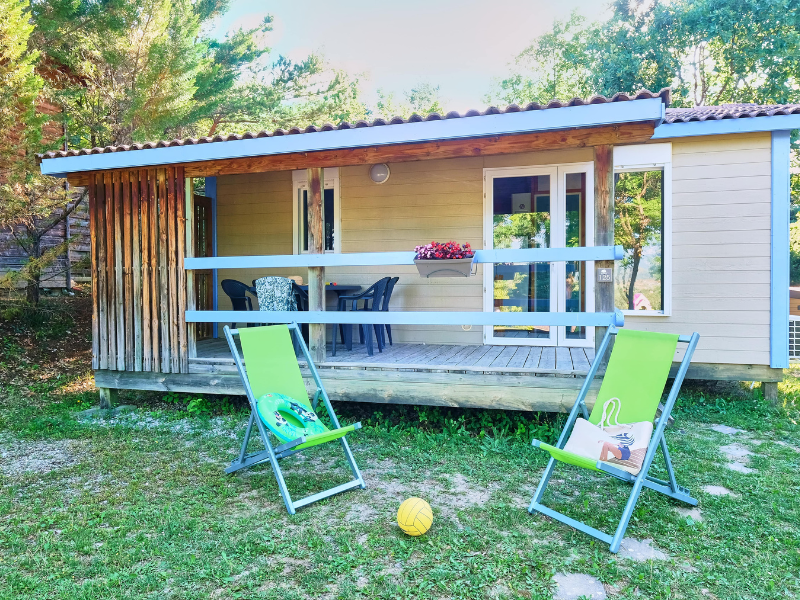 Location - Chalet 4 Places Cosy Large - Camping Le Couriou