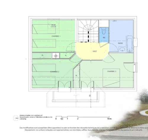 Mietunterkunft - Appartement 116M² Seeblick - 4 Zimmer / 1 Badezimmer - image n°3 - Camping Le Panoramic