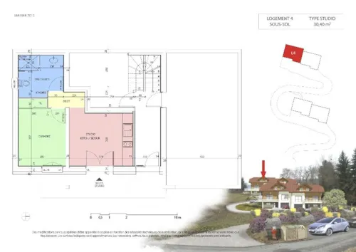 Huuraccommodatie(s) - Appartement 30M² Uitzicht Op Meer - 1 Slaapkamer - image n°4 - Camping Le Panoramic