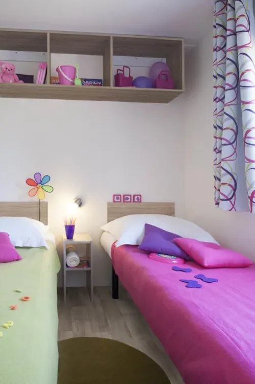Accommodation - Mobil Home Atlantic 38M² - 3 Bedrooms, 2 Bathrooms - image n°5 - Camping Le Panoramic