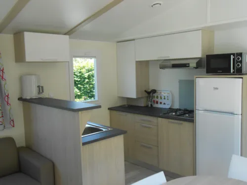 Accommodation - Mobil Home Atlantic 38M² - 3 Bedrooms, 2 Bathrooms - image n°3 - Camping Le Panoramic