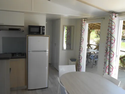 Accommodation - Mobil Home Atlantic 38M² - 3 Bedrooms, 2 Bathrooms - image n°2 - Camping Le Panoramic