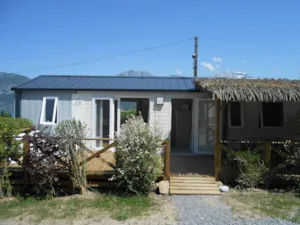  - Mobil home ATLANTIC 38m² - 3 chambres, 2 salles de bain avec terrasse semi-couverte - Camping Le Panoramic