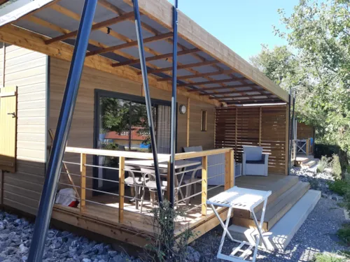 Mietunterkunft - Chalet Casane 35M² (Tv + Spüllmachine) Überdachte Terrasse 15M² - image n°3 - Camping Le Panoramic