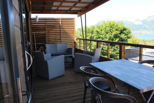 Mietunterkunft - Chalet Lanfonnet 35M² - image n°2 - Camping Le Panoramic