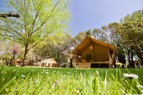 Location - Lodge Essentiel 30M² + 15M² En Mezzanine - 2 Chambres - Cuisine - Salle D'eau - Spa Privatif - image n°1 - Hôtel de Plein Air Suze Luxe Nature
