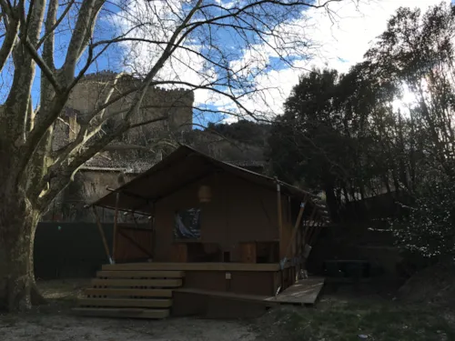 Location - Lodge Zen 34M² - 3 Chambres - Spa Privatif- Cuisine - Salle D'eau - image n°2 - Hôtel de Plein Air Suze Luxe Nature