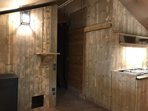Location - Lodge Zen 34M² - 3 Chambres - Spa Privatif- Cuisine - Salle D'eau - image n°6 - Hôtel de Plein Air Suze Luxe Nature