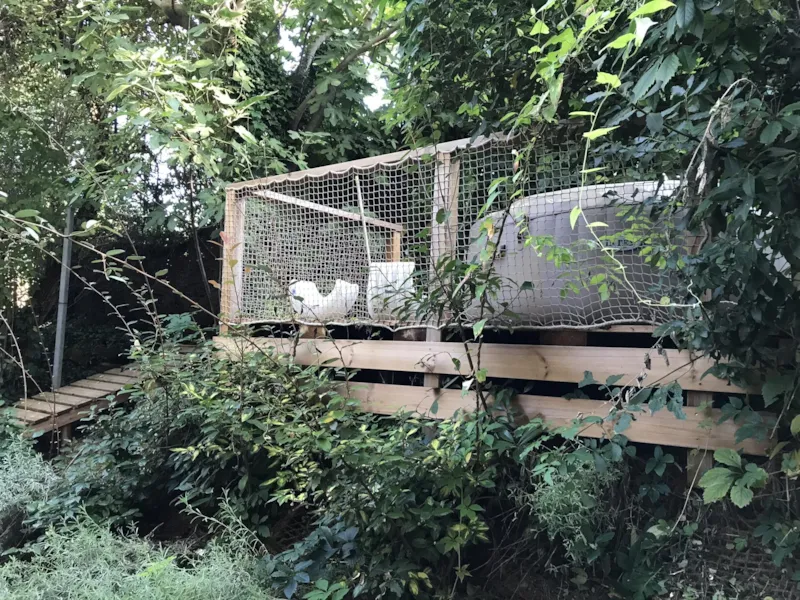 Lodge Ruisseau 28M² - 2 Chambres - Spa Privatif - Cuisine - Salle D'eau