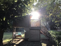 Accommodation - Wooden Hut - With Toilet Without Shower - Hôtel de Plein Air Suze Luxe Nature
