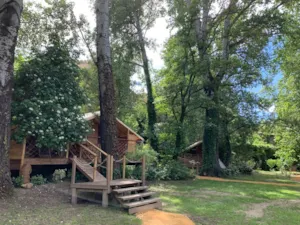 Locatif - Lodge Canal 25m² - 2 bedrooms - kitchen - private spa - Hôtel de Plein Air Suze Luxe Nature