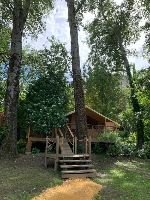 Lodge Clairière - 25M2 - 2 Chambres - Cuisine -Spa Privatif