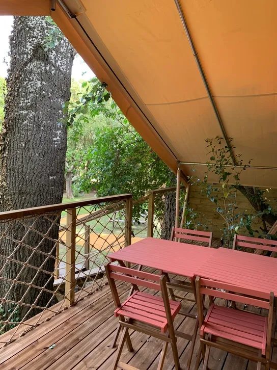 Lodge Clairière - 25M2 - 2 Chambres - Cuisine -Spa Privatif