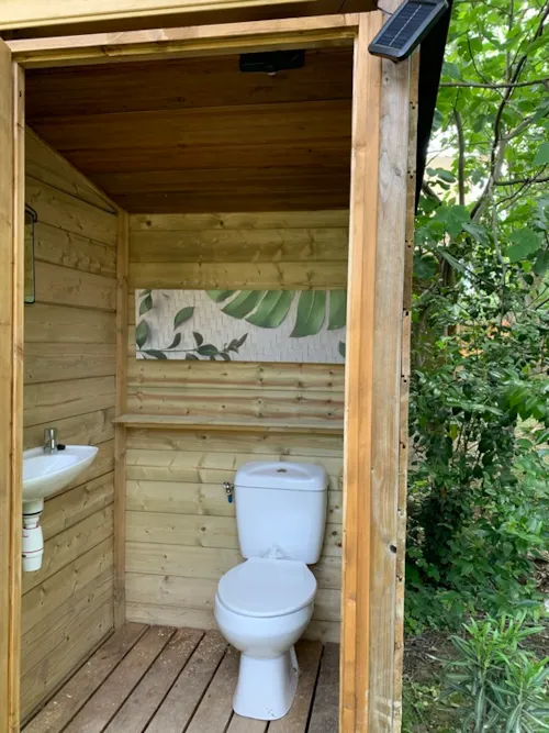 Location - Cabane Perchée Noyer - Sans Douche - Avec Wc Et Kitchenette - image n°5 - Hôtel de Plein Air Suze Luxe Nature
