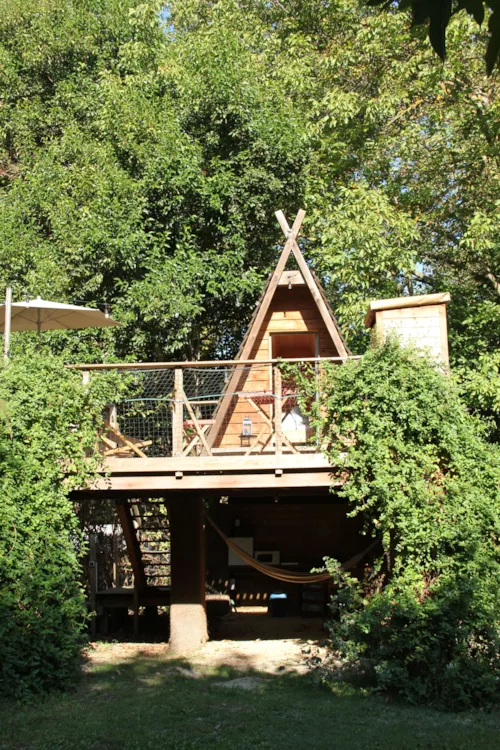 Location - Cabane Perchée Source - Sans Douche - Avec Wc Et Cuisine - image n°3 - Hôtel de Plein Air Suze Luxe Nature