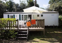 Mietunterkunft - Cottage Pins 3 Schlafzimmer (Prestige) - Camping Bois Soleil