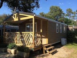 Accommodation - Cottage Pins 2 Bedrooms. Loggia (Confort) - Camping Bois Soleil