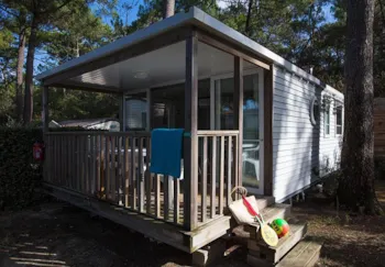 Mietunterkunft - Cottage Mer 2 Schlafzimmer Loggia (Confort) - Camping Bois Soleil