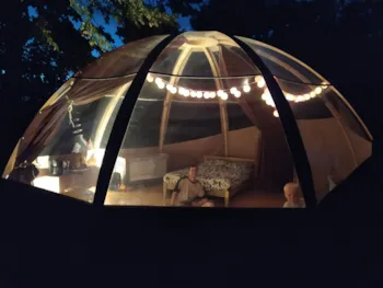 Location - Bulle Panoramique Familiale - Camping du Domaine de Senaud