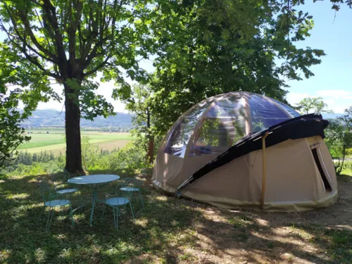 Location - Bulle Panoramique Familiale - image n°2 - Camping du Domaine de Senaud