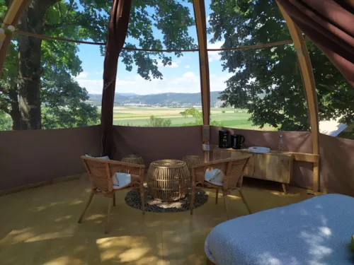 Location - Bulle Panoramique Familiale - image n°3 - Camping du Domaine de Senaud