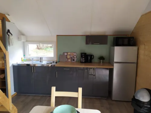 Location - Chalet Famille + Kit Bébé Inclus - image n°5 - Camping du Domaine de Senaud