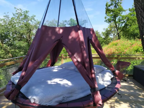 Location - Tente Suspendue Rubis - image n°6 - Camping du Domaine de Senaud
