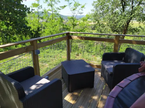 Location - Tente Suspendue Rubis - image n°4 - Camping du Domaine de Senaud