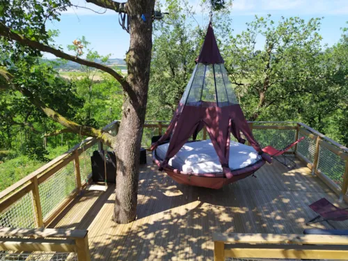 Location - Tente Suspendue Rubis - image n°3 - Camping du Domaine de Senaud