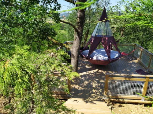 Location - Tente Suspendue Rubis - image n°5 - Camping du Domaine de Senaud
