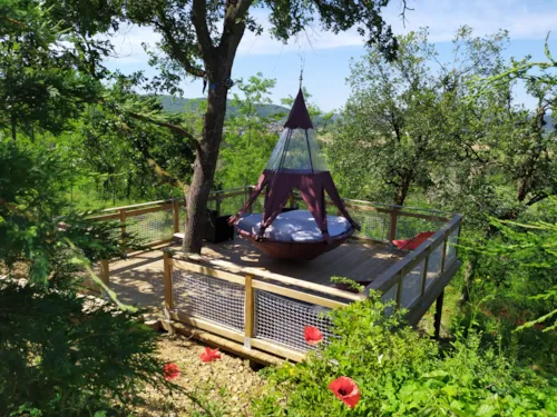 Location - Tente Suspendue Rubis - image n°1 - Camping du Domaine de Senaud