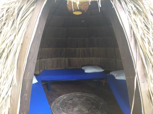 Accommodation - Zulu African Huts - image n°5 - Camping du Domaine de Senaud