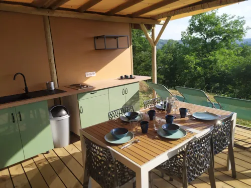 Location - Savannah-Lodge - image n°7 - Camping du Domaine de Senaud