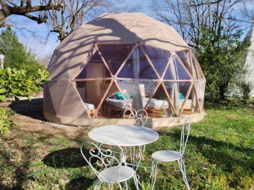 Location - Dôme Étoilé Familial - image n°7 - Camping du Domaine de Senaud