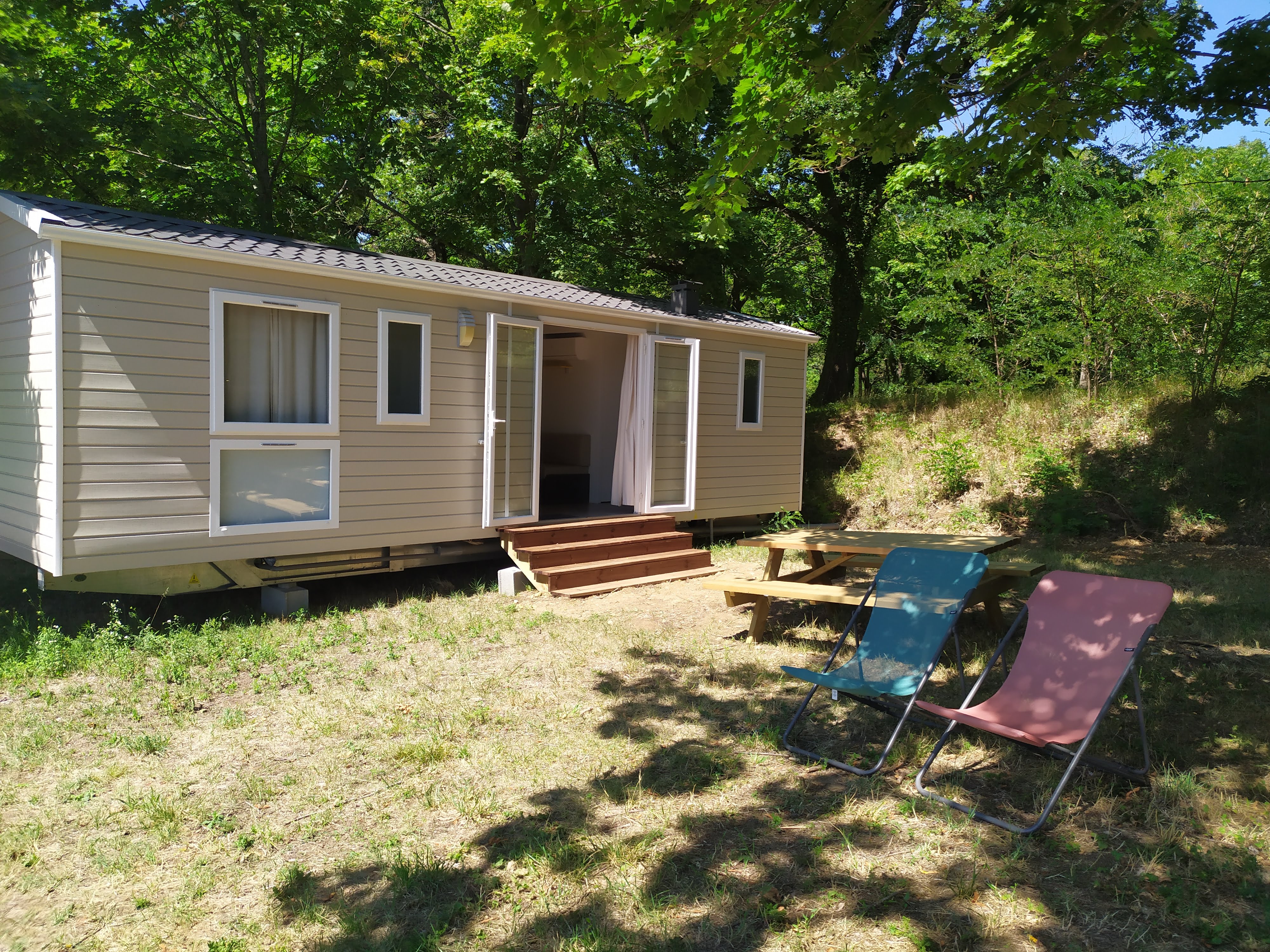 Mobil-home climatisé