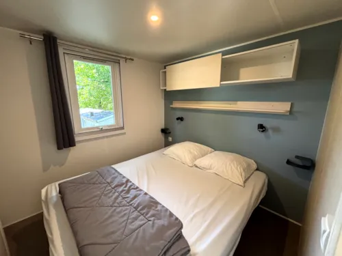 Location - Mobil-Home Climatisé Avec Terrasse Couverte - image n°7 - Camping du Domaine de Senaud