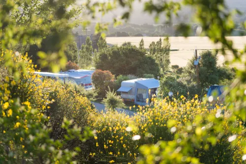 Emplacement - Emplacement Grande Nature : 100-110M², Mi-Ombre, Mi-Soleil, Magnifique Vue, Avec Électricité 10A - image n°3 - CAMPING LES BASTETS