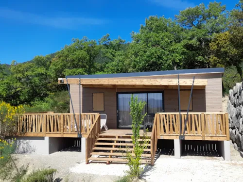 Accommodation - Premium Air Conditioning With Spa 38 M² / 2 Bedrooms - image n°1 - CAMPING LES BASTETS