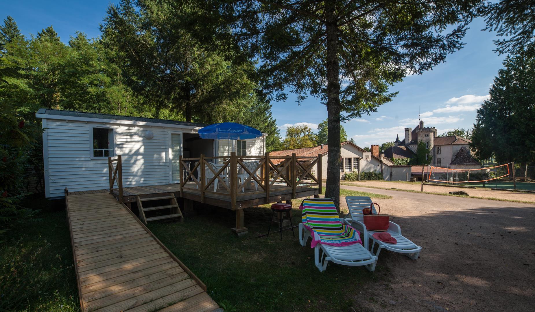 Location - Mobile Home Adapté Life - Camping Château le Verdoyer