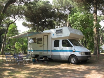 Pitch STANDARD Camping-car < 6,50 mt. + Electricity 4 A — 3