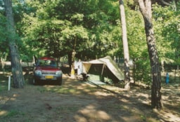 Stellplatz - Stellplatz Standard Zelt + Auto (Strom 4 A Inbegriffen) - Camping Piomboni SRL