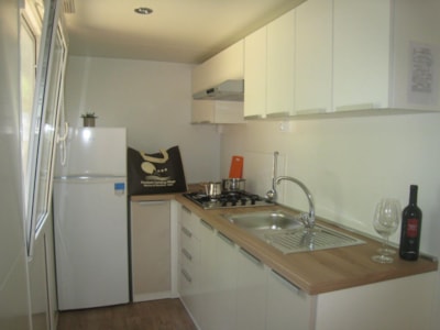 Mobile-home LIRICA with air conditioning - beach service included for min 7 nights (2 beach beds +sunshade) — 4